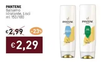 Prezzemolo e Vitale Balsamo Idratante, Lisci PANTENE ml 150/180 offerta