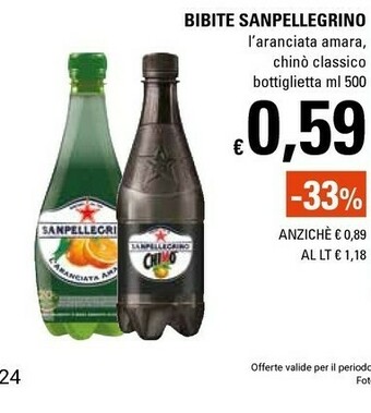 Sanpellegrino - L'Aranciata Amara 500 G(ml)