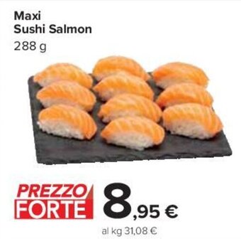 Carrefour Maxi Sushi Salmon 288 g offerta