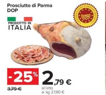 Carrefour Prosciutto di Parma DOP offerta