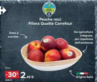Carrefour Pesche noci Filiera Qualità Carrefour offerta