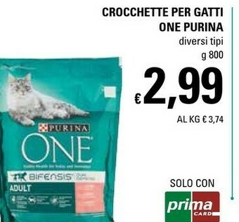 Basko Purina Crocchette Per Gatti One offerta