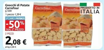 Carrefour Market Gnocchi di patate offerta