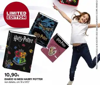 Coop DIARIO 10 MESI HARRY POTTER non datato, cm 13 x h17,7 offerta