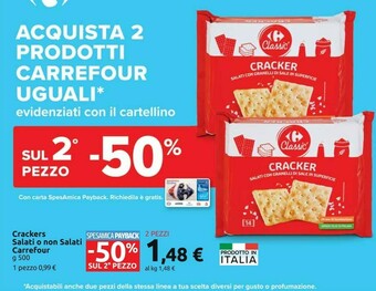 Carrefour Market Crackers offerta