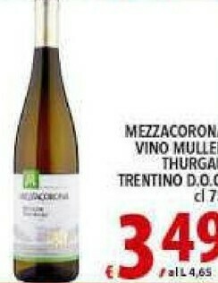 Gros Mezzacorona Muller Thurgau offerta