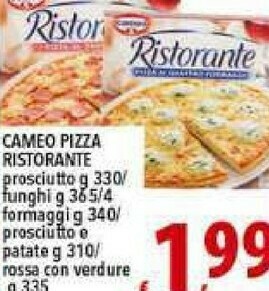 Gros Cameo Pizza Ristorante offerta