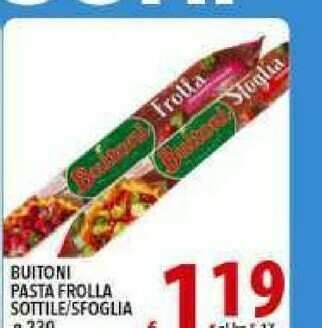 Gros Buitoni Pasta sfoglia offerta