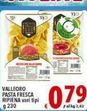 Gros Valleoro Pasta ripiena offerta
