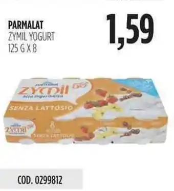 Carico Cash & Carry Parmalat Zymil Yogurt 125g x 8 offerta