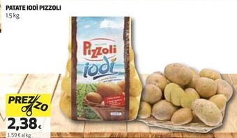 Coop Pizzoli patate iodì offerta