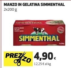 Coop Simmenthal manzo in gelatina offerta