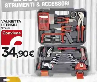 VALIGETTA UTENSILI 107 pezzi