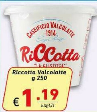 Ipercarni Ricotta offerta