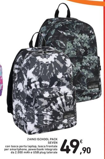 Conad ZAINO ISCHOOL PACK SEVEN offerta