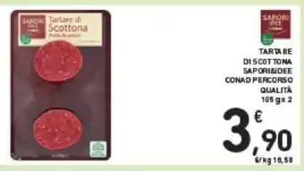 TARTA RE DISCOTTONA SAPORI&DEE CONAD PERCORSO QUALITÀ 105 gx 2