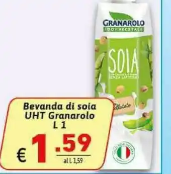 Ipercarni Granarolo Latte di soia offerta