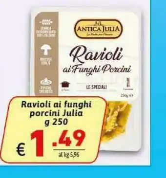 Ipercarni Julia Ravioli offerta