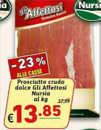 Ipercarni Nursia Salame offerta