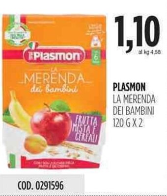 Plasmon La Merenda dei Bambini 120g x 2