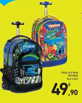 Conad TROLLEY RUN MITAMA boy o girl offerta