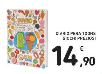 Conad DIARIO PERA TOONS GIOCHI PREZIOSI offerta