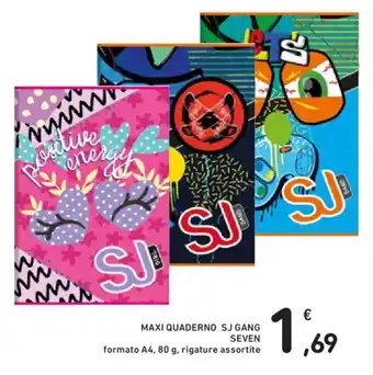 Conad MAXI QUADERNO SJ GANG SEVEN offerta