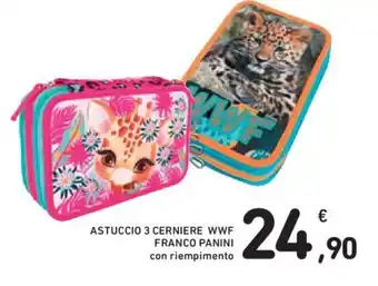 ASTUCCIO 3 CERNIERE WWF FRANCO PANINI con riempimento