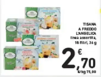 Conad TISANA A FREDDO L'ANGELICA linea assortita, 18 Mitrl, 36 g offerta