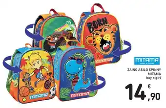 Conad ZAINO ASILO SPINNY MITAMA offerta