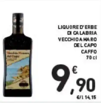 LIQUORE D'ERBE DI CALABRIA VECCHIOA HARO CAFFO 70cl