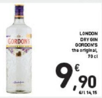 Conad LONDON DRY GIN GORDON'S the original 70 cl offerta