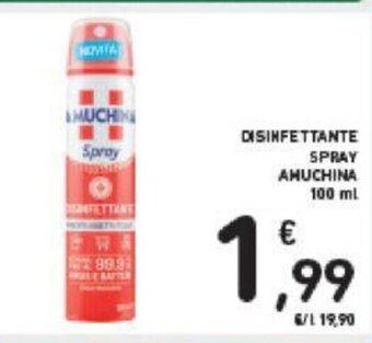 Conad DISINFETTANTE SPRAY AMUCHINA 100 ml offerta