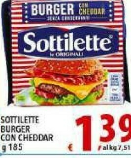 Iper Triscount Sottilette offerta