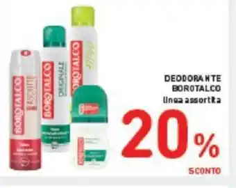 Conad DEODORANTE BOROTALCO Unea assortita offerta