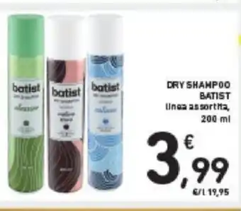 Conad DRY SHAMPOO BATIST Unda assortita, 200 ml offerta
