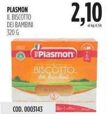 Carico Cash & Carry Plasmon Il Biscotto dei Bambini 320g offerta
