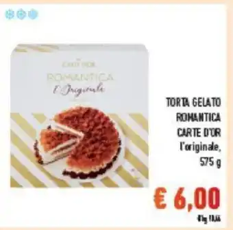 Conad TORTA GELATO ROMANTICA CARTE D'OR l'originale, 575 g offerta