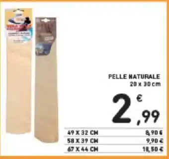 Conad PELLE NATURALE 20 X30 CM offerta