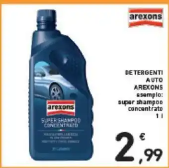Conad DETERGENTI AUTO AREXONS asemplo: super shampoo concentrato 1 L offerta