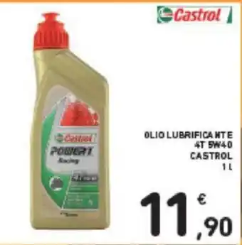 Conad OLIO LUBRIFICANTE 4T 5W40 CASTROL 1 L offerta
