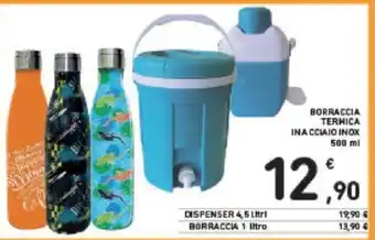 Conad BORRACCIA TERMICA INACCIAIO INOX 500 ml offerta