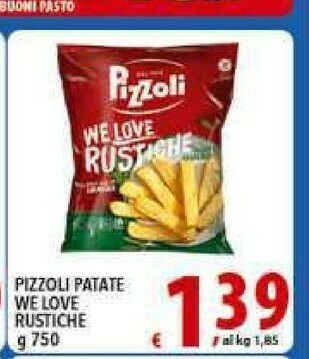 Iper Triscount Pizzoli Patatine offerta
