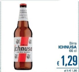 Unes Ichnusa birra offerta