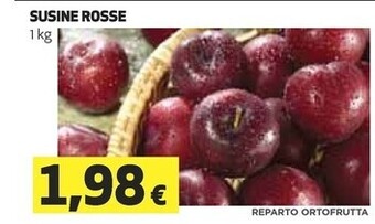 Coop Susine rosse offerta