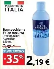 Carrefour Market Felce azzurra bagnoschiuma offerta