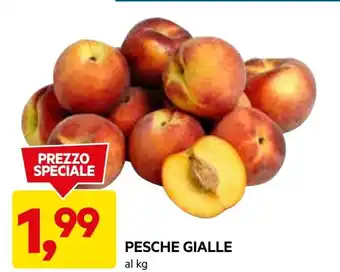 DPiù Pesche gialle offerta