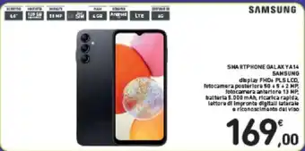 Conad SMARTPHONE GALAXYA 14 SAMSUNG offerta