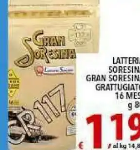 Iper Triscount Latteria Soresina Formaggio offerta