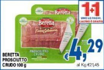 DEM BERETTA PROSCIUTTO CRUDO 100 g offerta